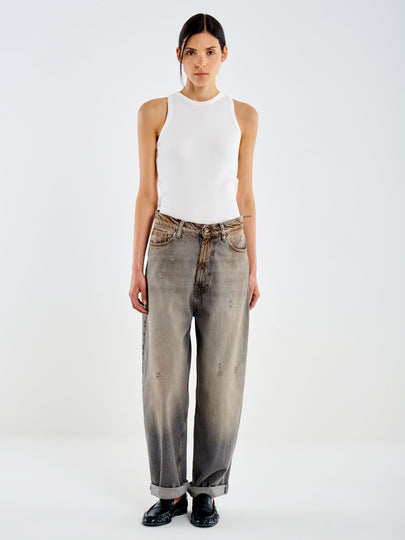 Rust-Effect Laila Jeans