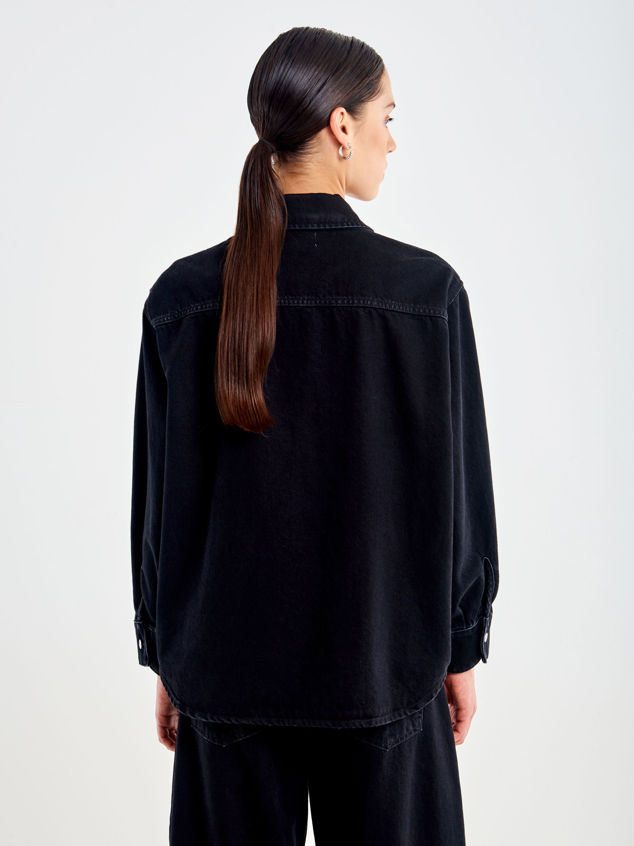 Zip-Up Denim Jacket