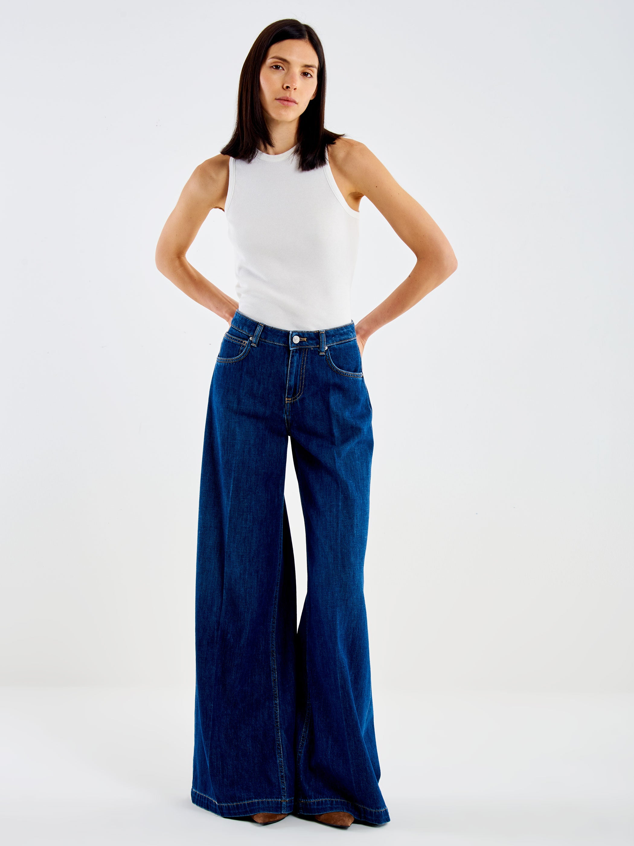 Madison Wide-Leg Jeans