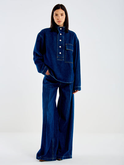 Denim Shirt with a Pocket