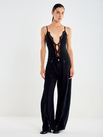 Tulle and Lace Bodysuit