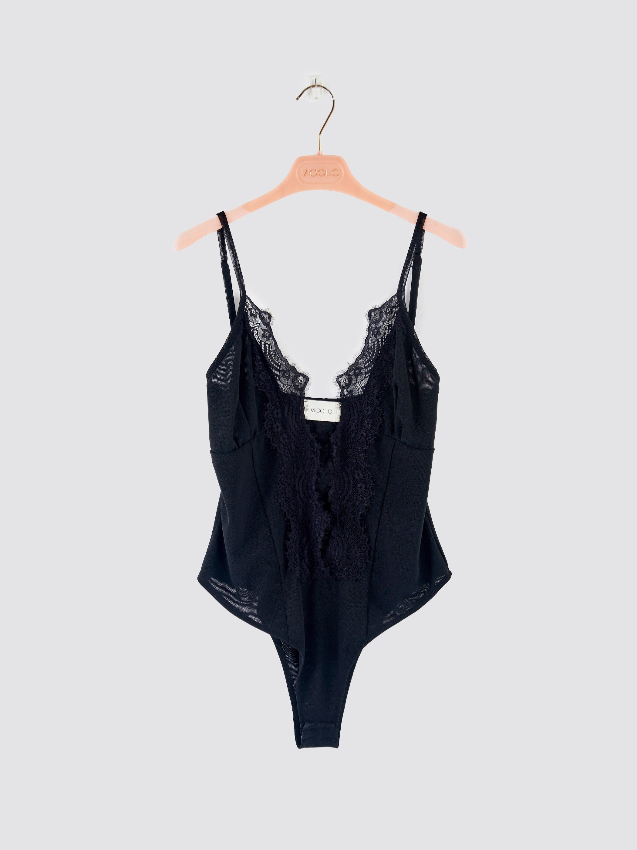 Tulle and Lace Bodysuit