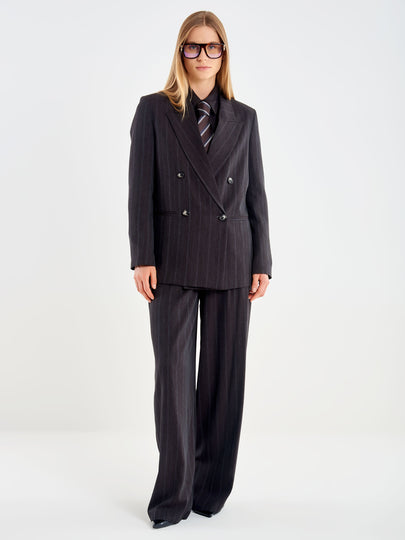 Blazer Doppiopetto Gessato